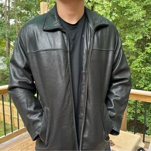 Roundtree & Yorke Premium Lambskin Leather Jacket
